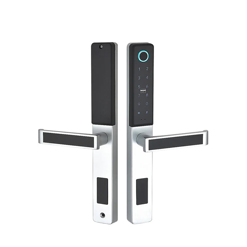 Best Patio Sliding Door Smart Locks With Handle Ttlock/Tuya Bluetooth Lock Fingerprint iron Door Lock