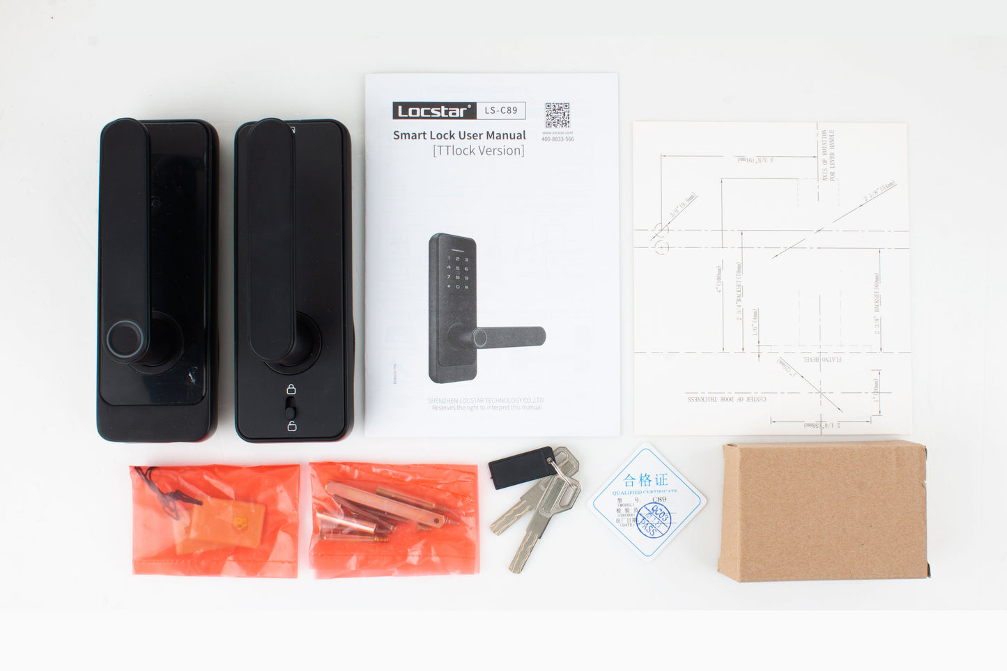 Fingerprint Password Digital Smart Lock SA-C89