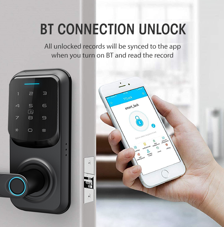 Digital Fingerprint Keypad Smart Door Lock SA-C90