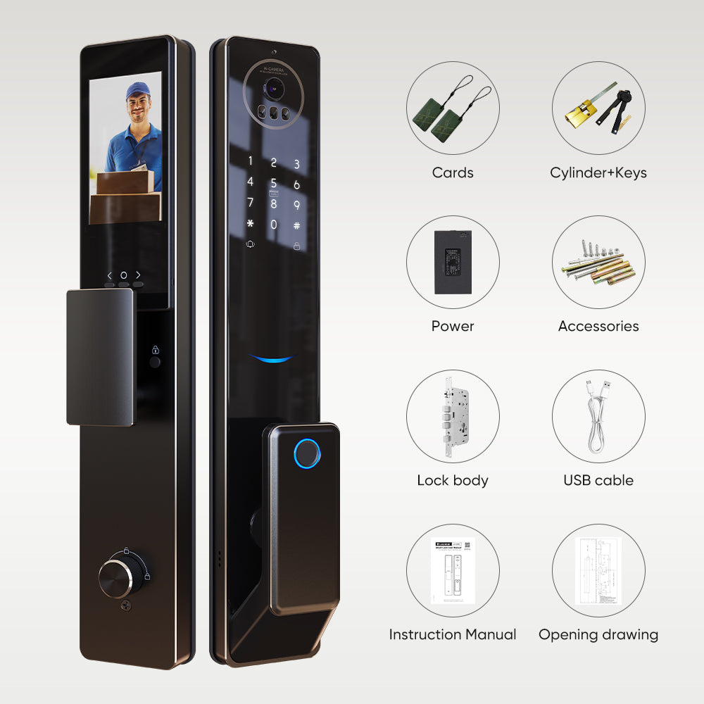 3D Face TUYA WIFI Smart Door Lock SA-S300