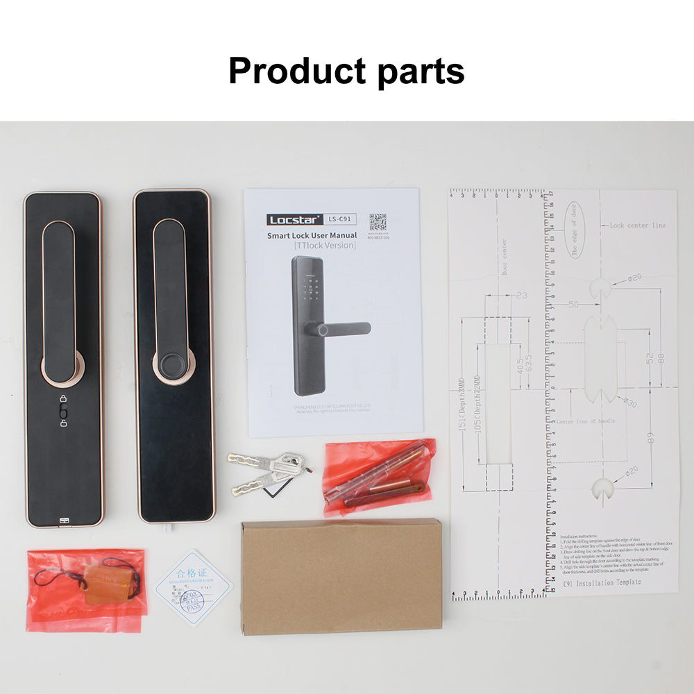 Fingerprint Password Smart Door Locks SA-C91